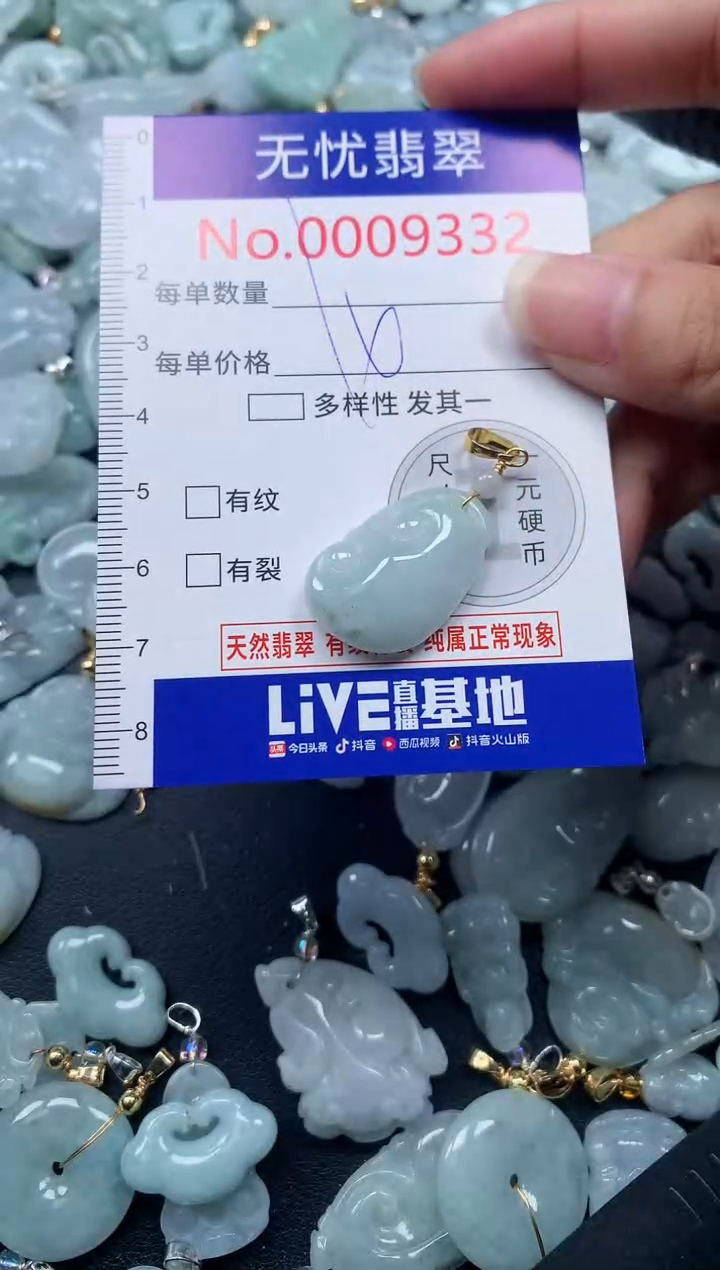 颈饰未镶嵌翡翠9332