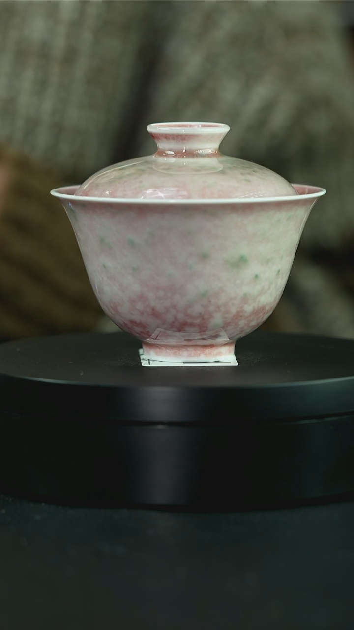 杯庐陵昱西四字篆款春漫盖碗（5号）