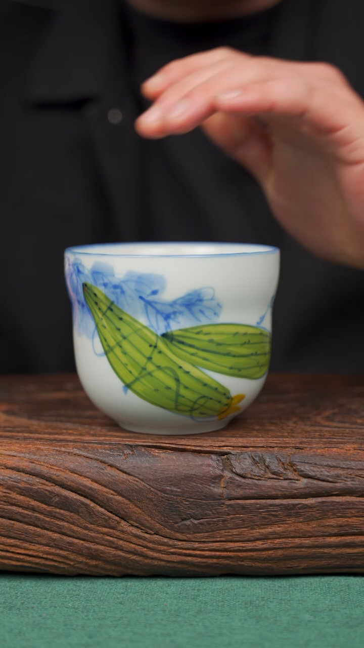 【闪购商品】瓷片45景德镇手绘釉下彩