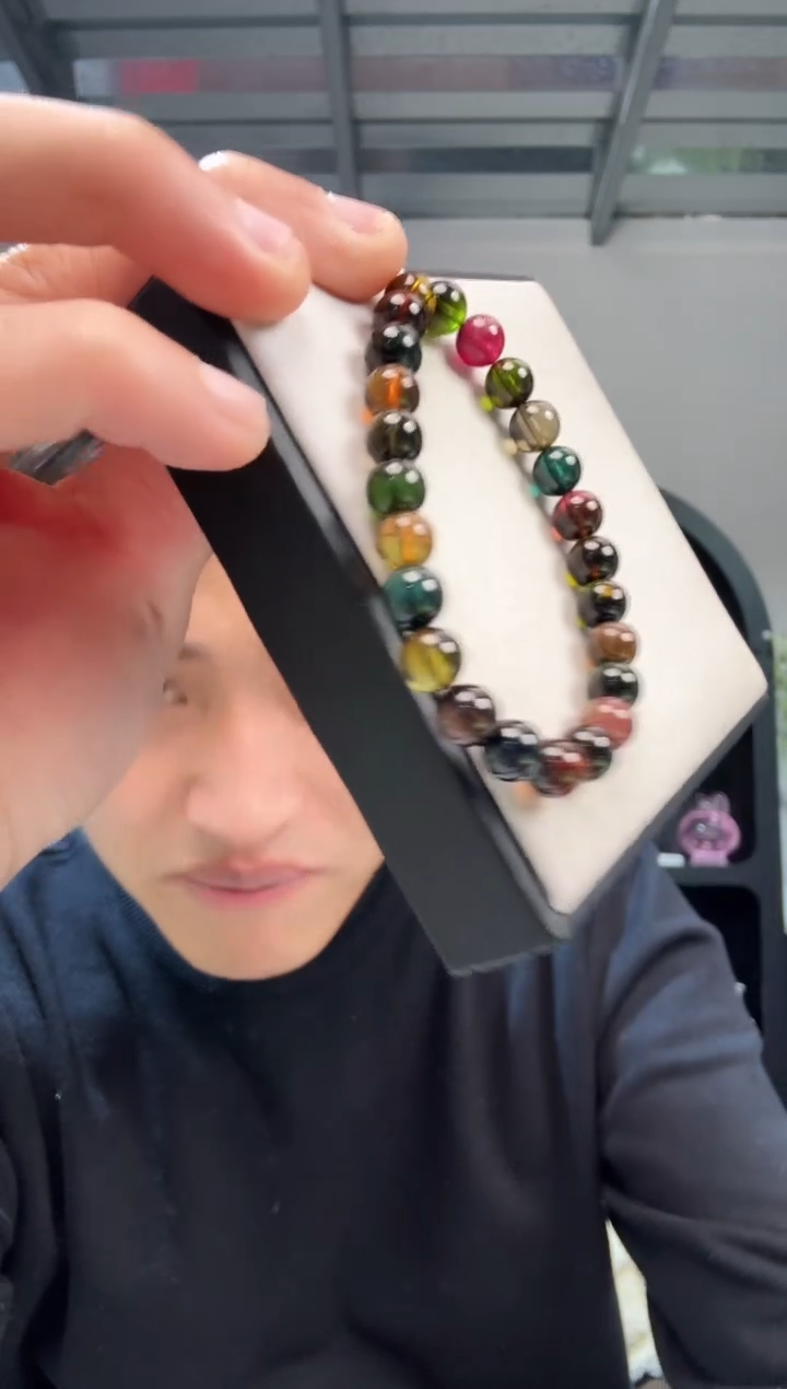 未镶嵌手链碧玺锦**年晶1540 约8mm