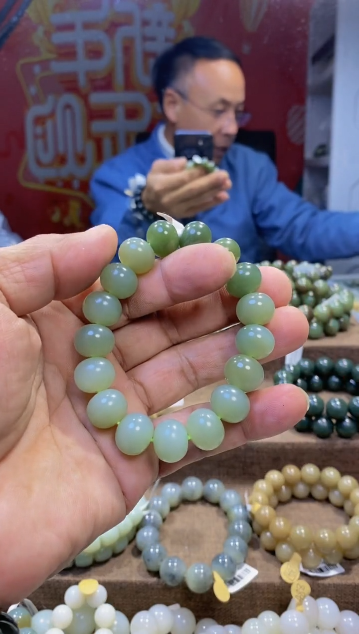 【闪购商品】和田玉（糖玉）手链未镶嵌、
