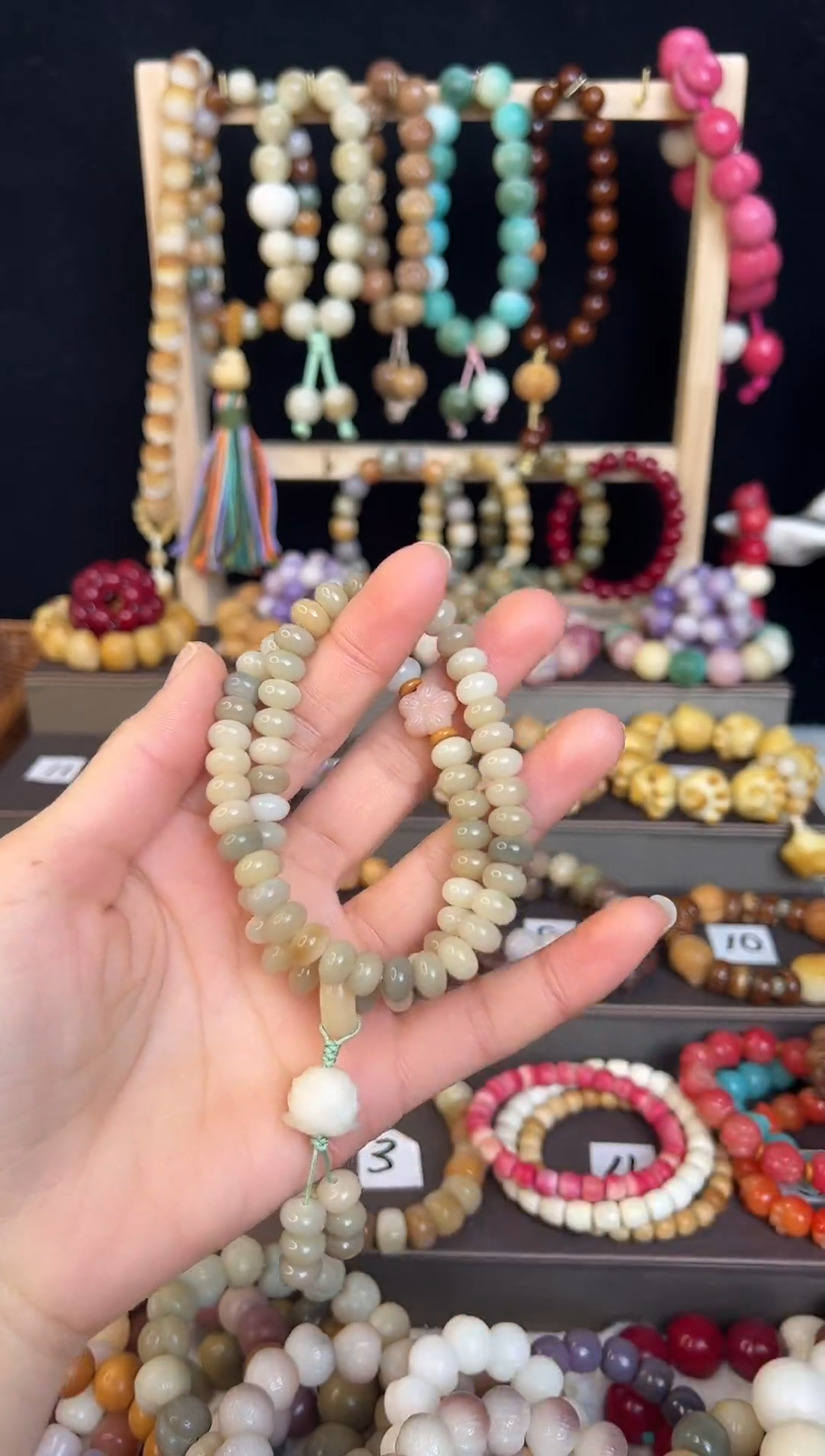 双圈 跑环菩提手串