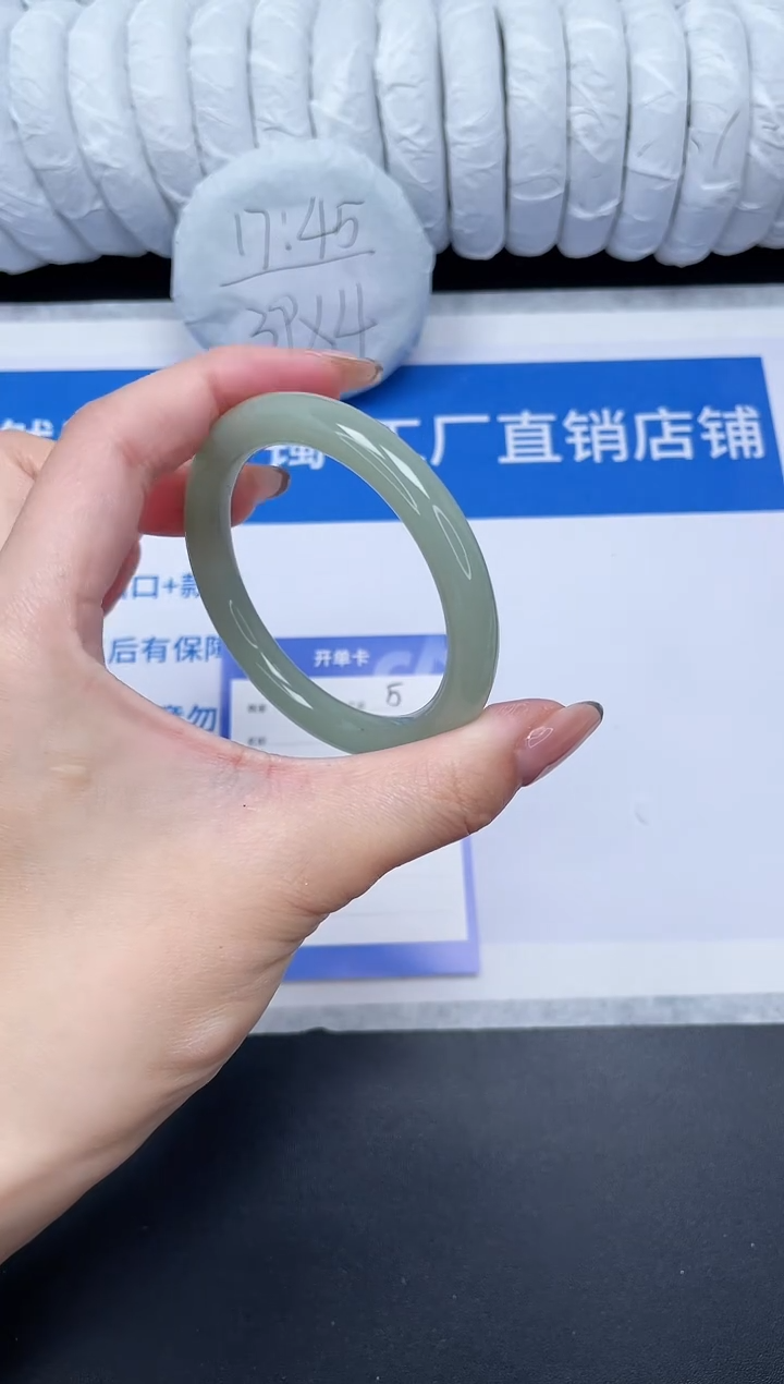 未镶嵌手镯石英质玉5-52DY