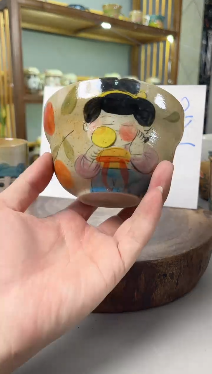 【闪购商品】瓷片手绘高温釉下彩