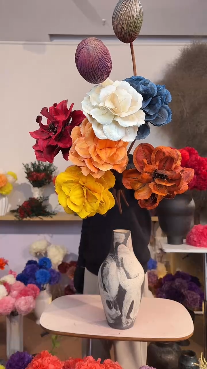 109  山前小麦 · 果壳花 6枝+果子2个