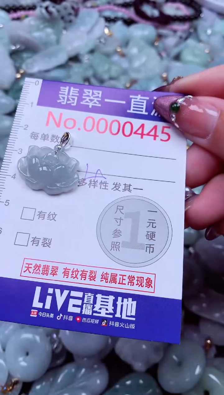 颈饰未镶嵌翡翠445