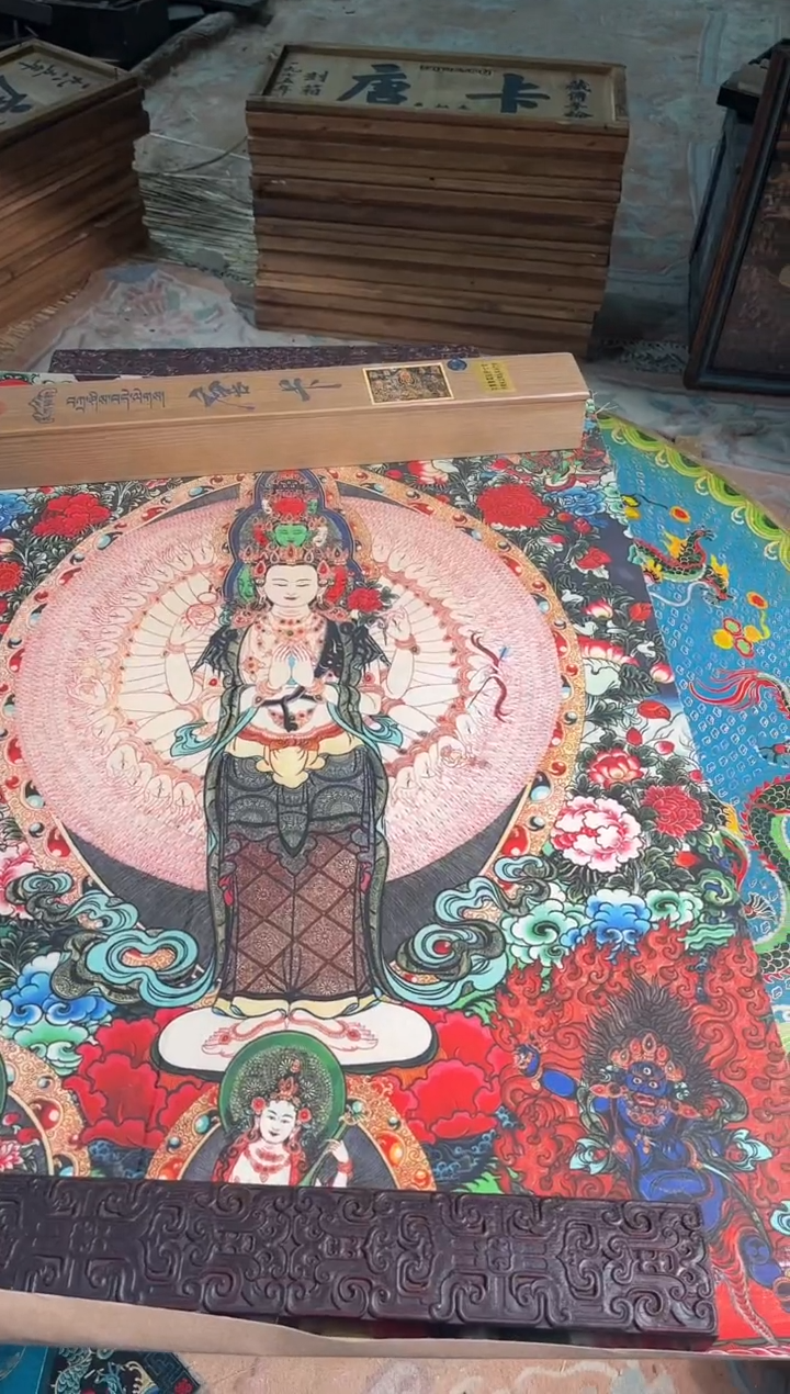 卷轴画卷轴画旭旭的唐卡