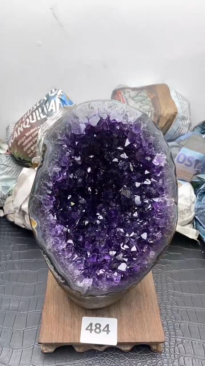 【闪购商品】紫晶1银S925镶嵌484号摆件