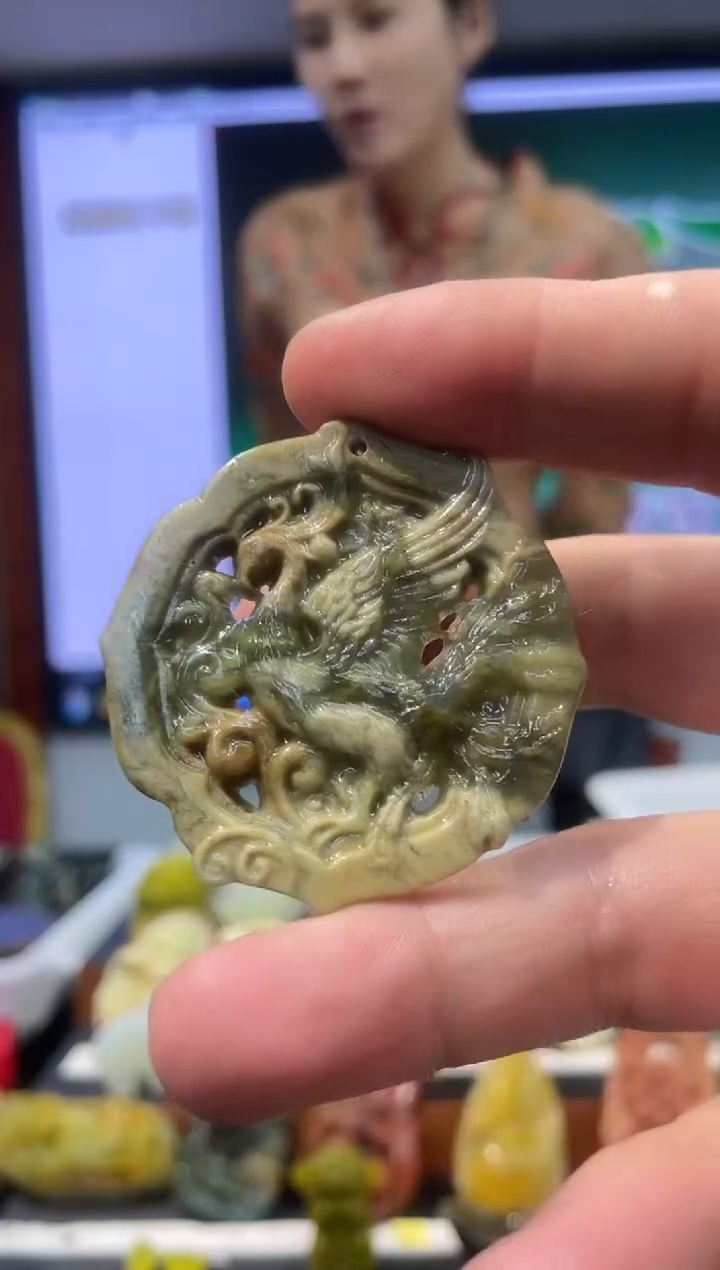 【闪购商品】岫玉吊坠未镶嵌·