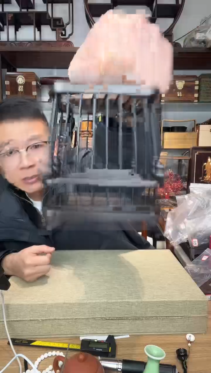 乌木类书架404紫光檀蝈蝈笼