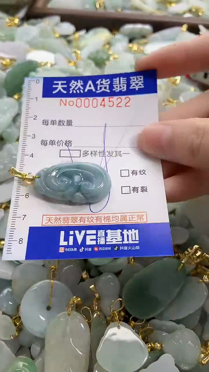 颈饰未镶嵌翡翠天然A货翡翠