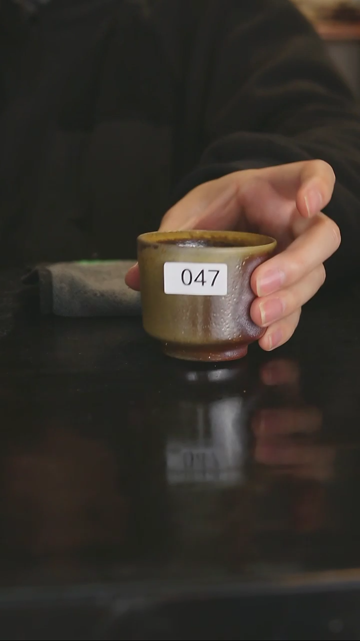 【闪购商品】景德镇柴烧裸烧陶瓷茶杯047