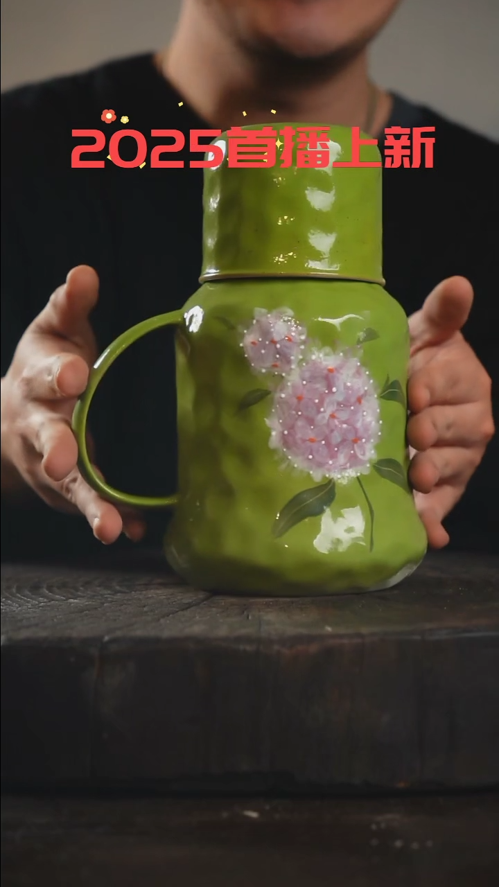 【闪购商品】瓷片采蘩亭手作器