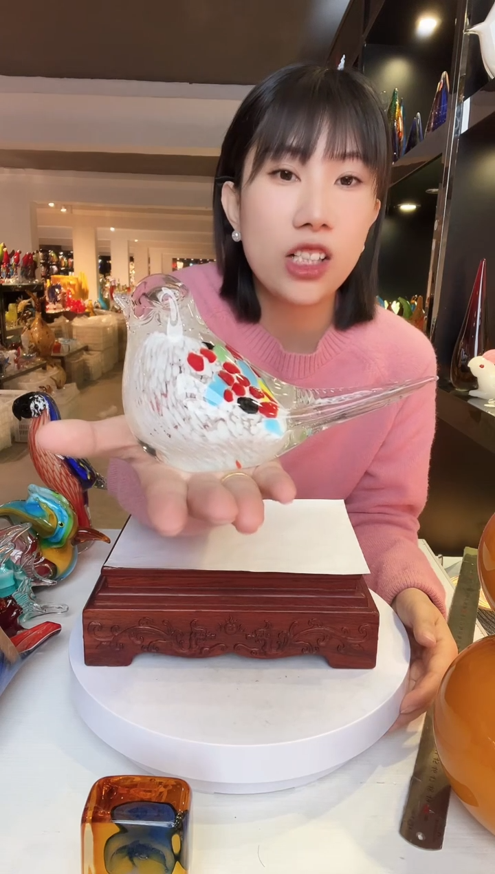 【闪购商品】茶盏琉璃摆件家居摆件