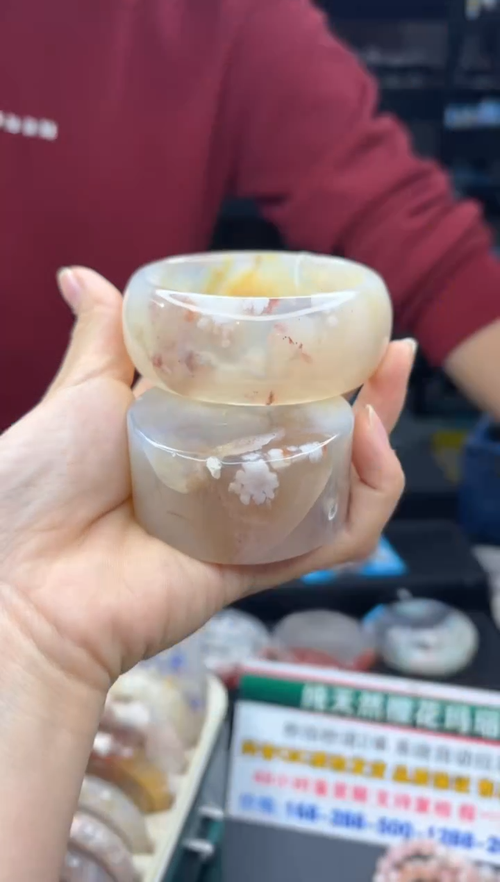 【闪购商品】石英质玉手镯未镶嵌2254（60圈赠送镯心）