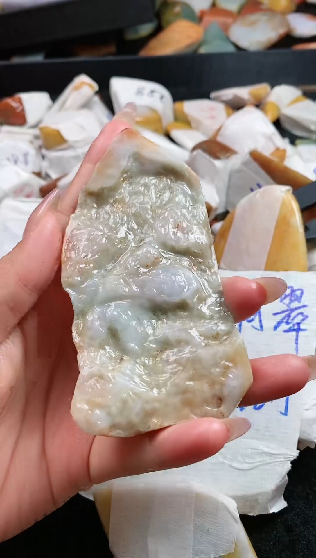 翡翠裸石翡翠挂件裸石