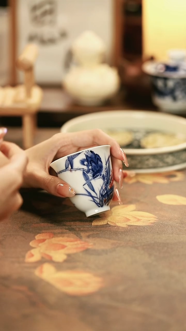 陶瓷手工手绘茶器-76