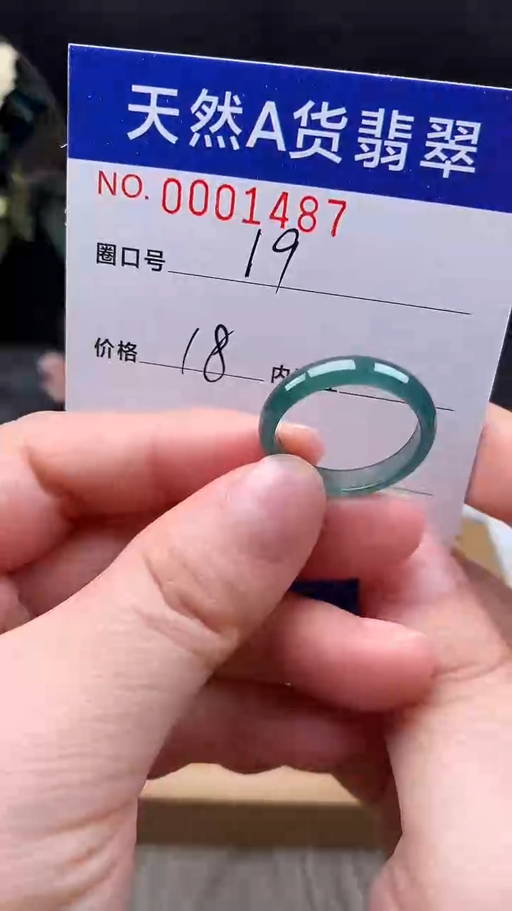 未镶嵌戒指翡翠19#