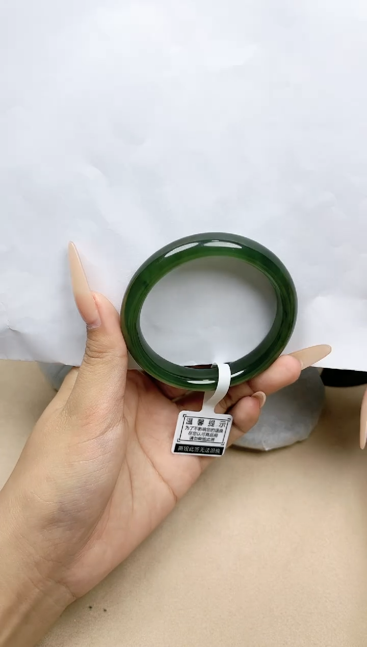 【闪购商品】和田玉手镯未镶嵌53/54圈口 YY