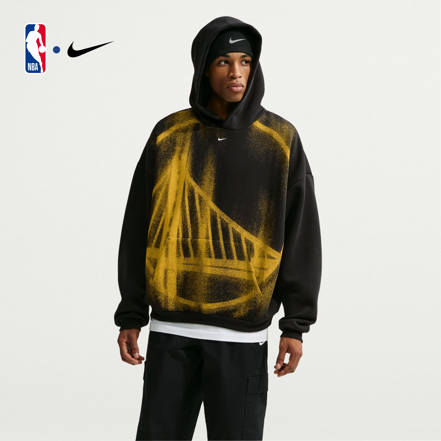 【球星同款国补】NBA官方Nike勇士/骑士/湖人队之魂系列加绒卫衣