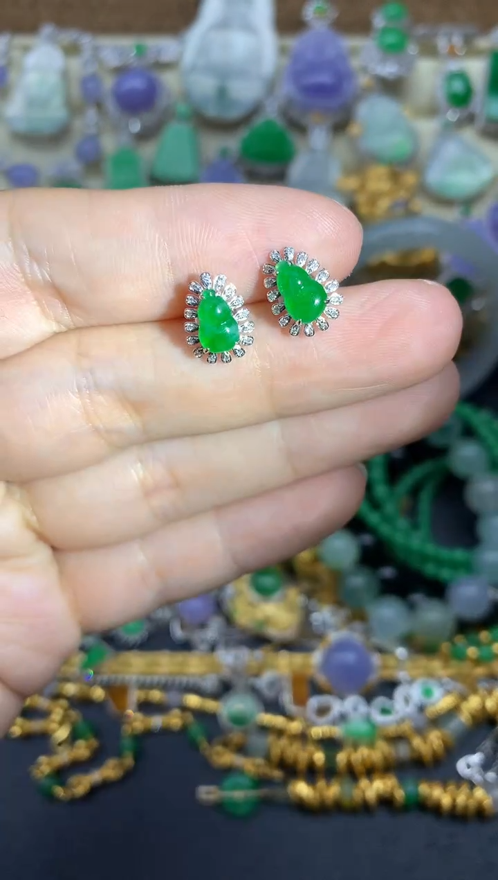 【闪购商品】翡翠颈饰18K金镶嵌306-中国好珍宝