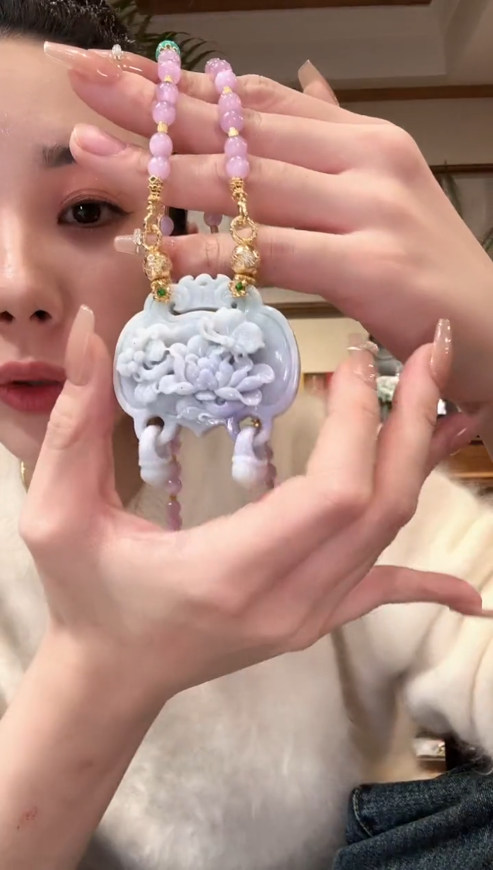 【闪购商品】翡翠颈饰未镶嵌国风