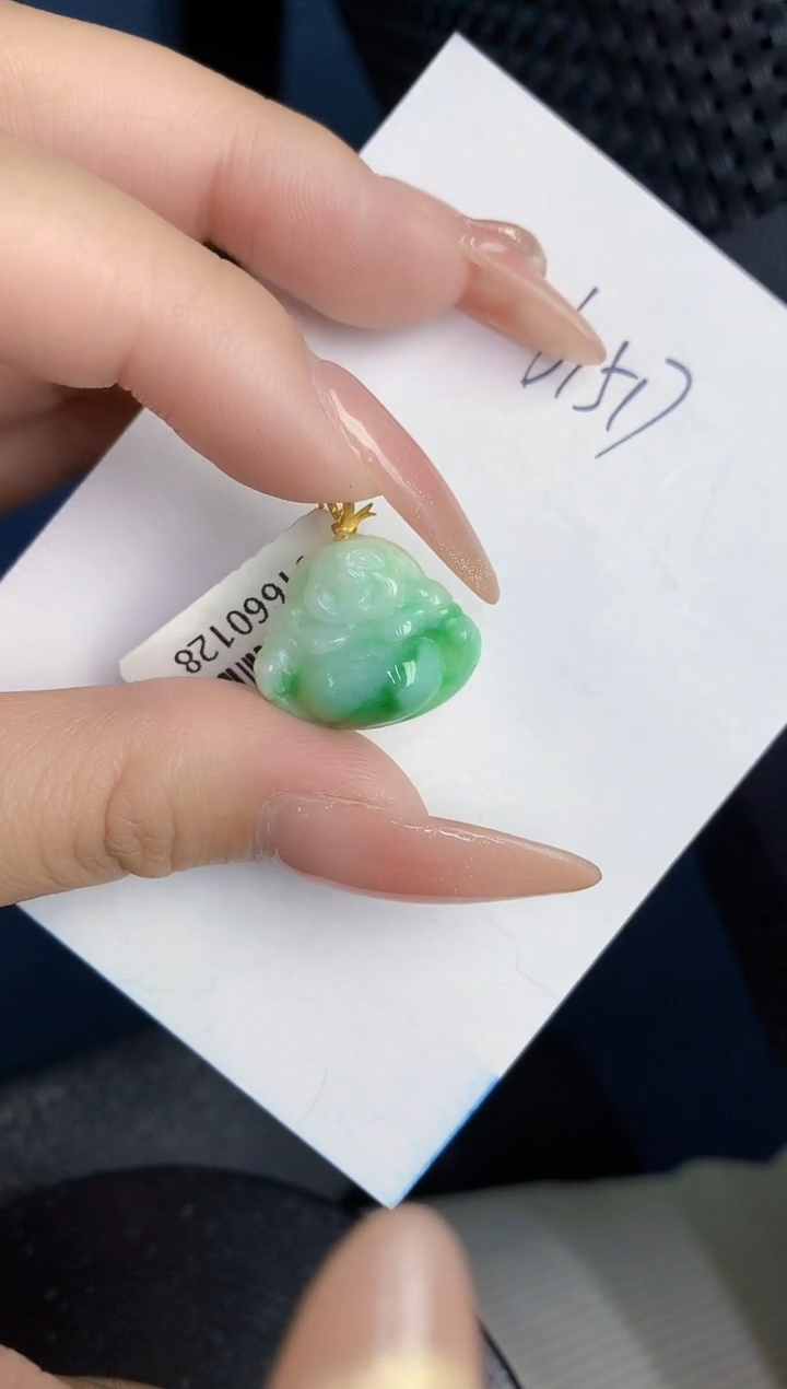 【闪购商品】翡翠颈饰18K金镶嵌000000000