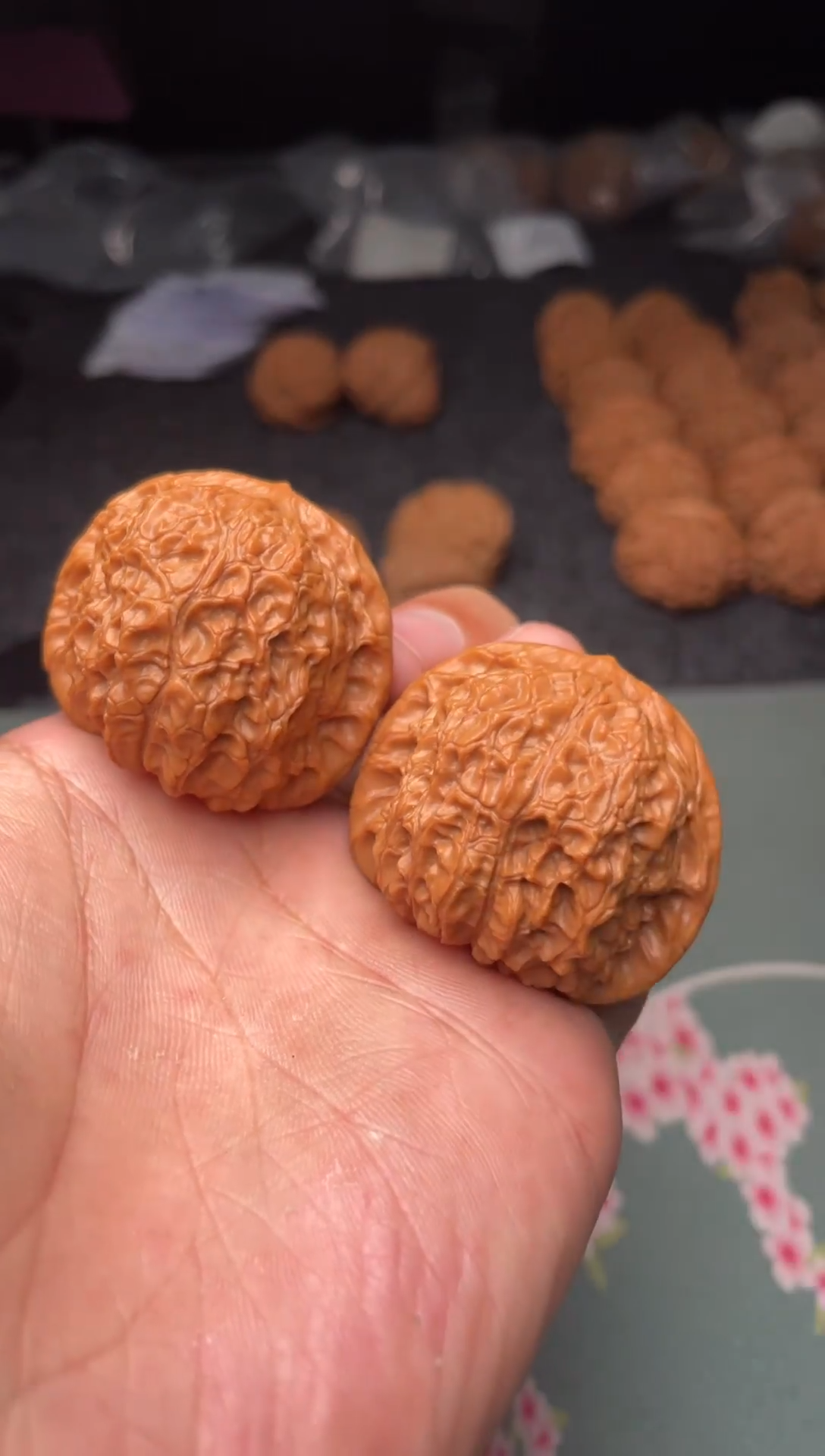 把件文玩核桃a194   血麒麟  40尺