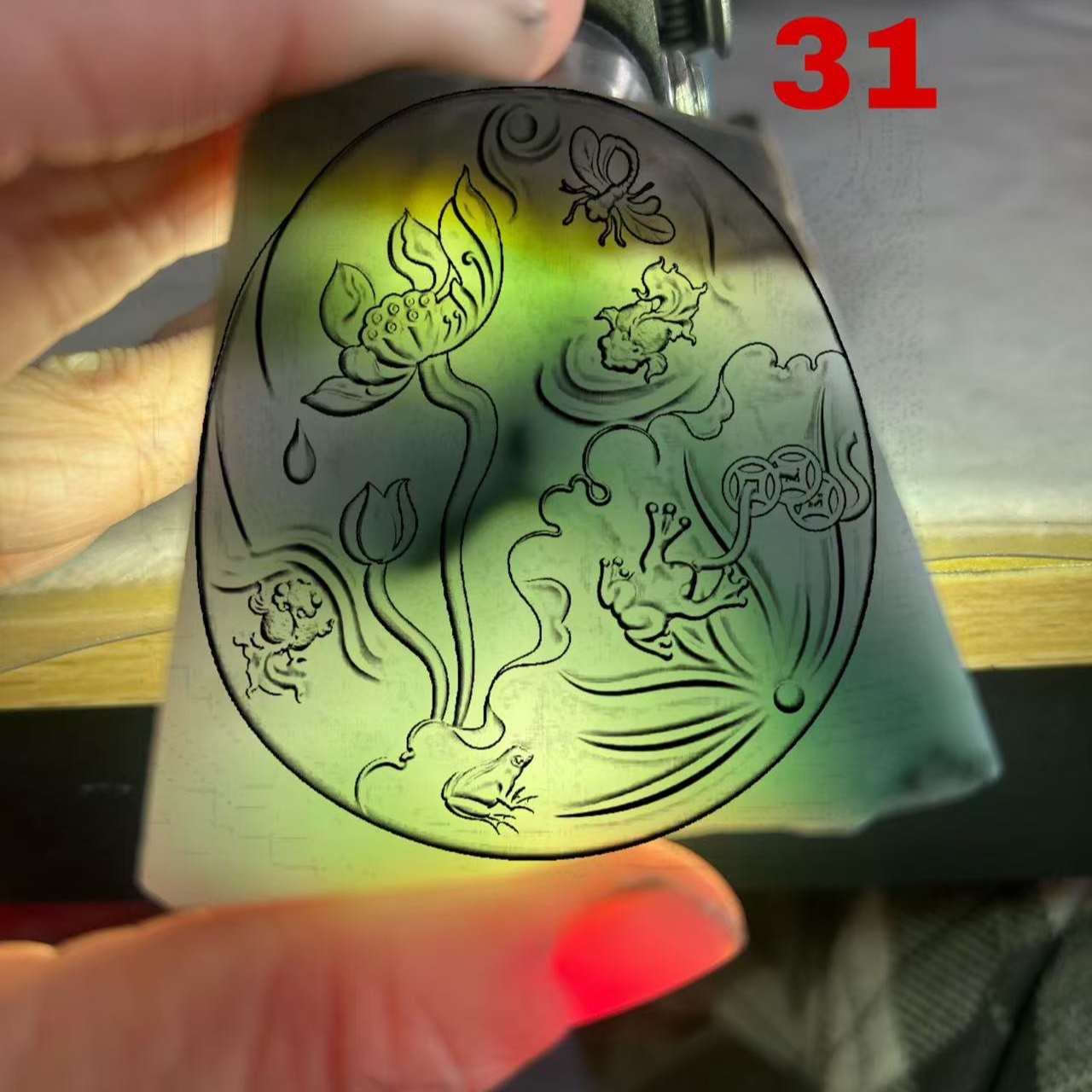 天然A货翡翠包工包料011431