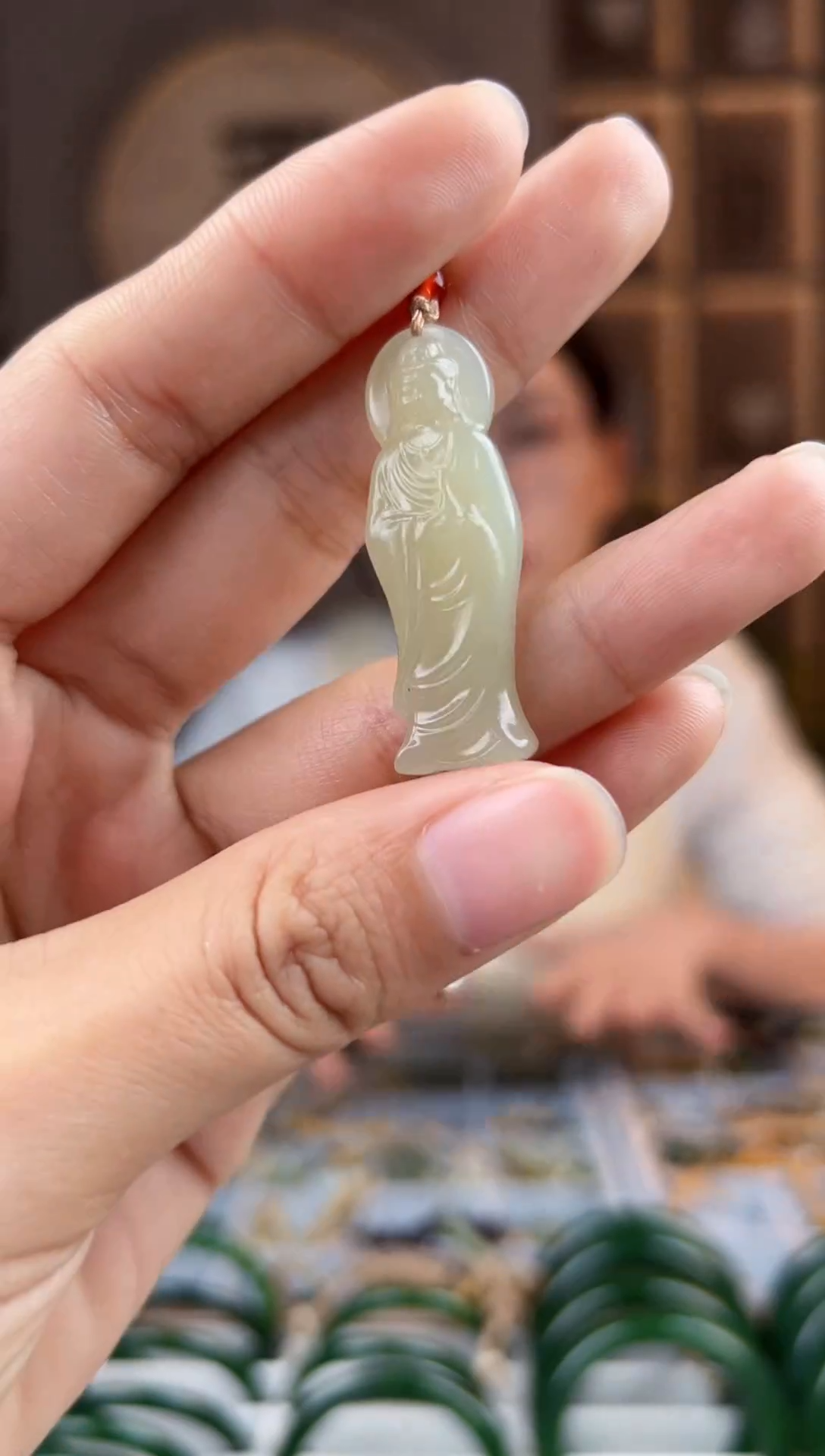 颈饰未镶嵌和田玉拍一发一，拍一发一