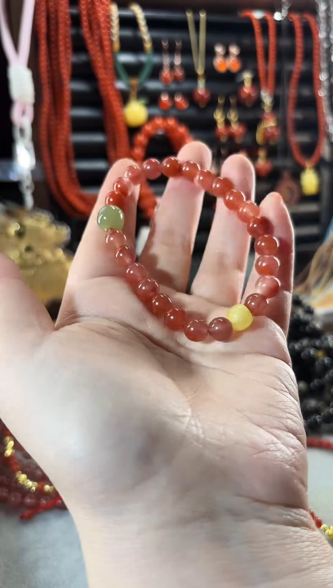 未镶嵌手链南红玛瑙南红设计款