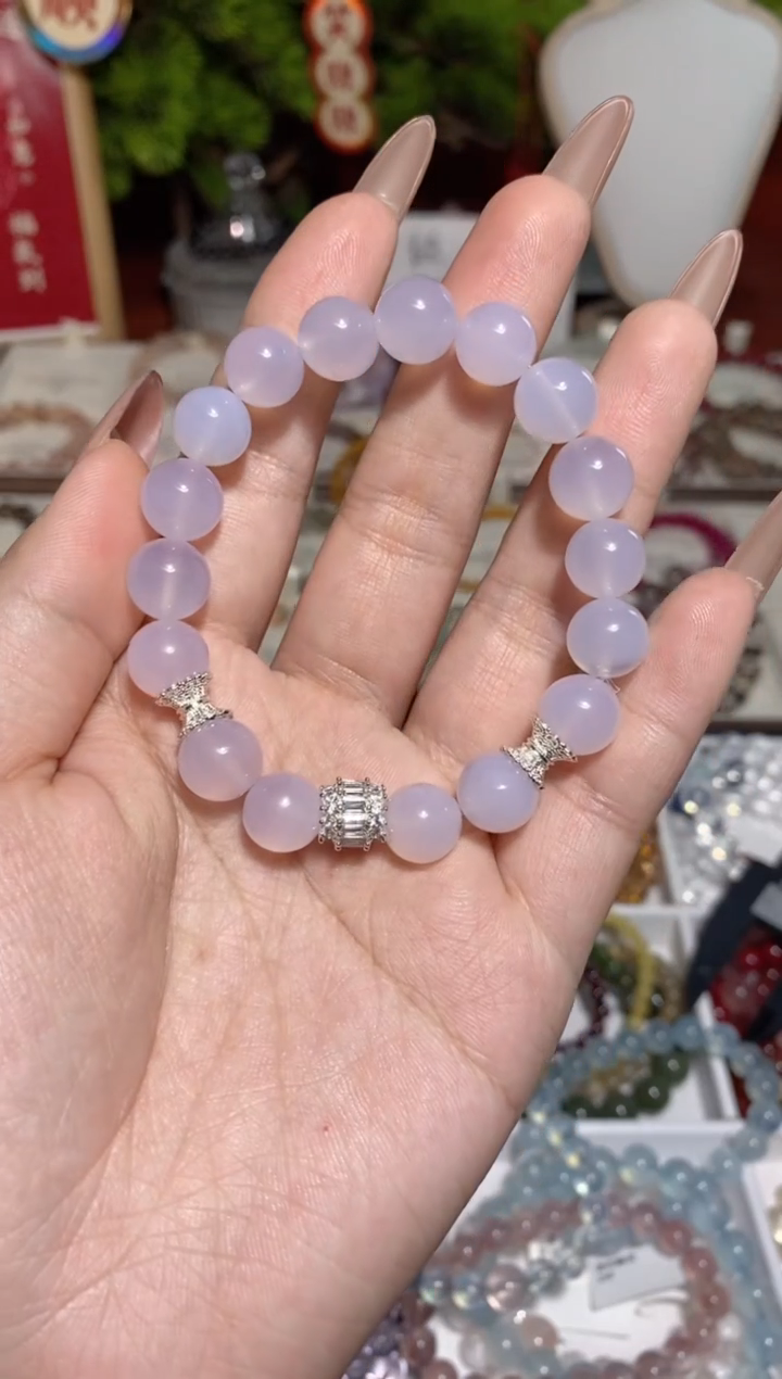 【闪购商品】水晶手串未镶嵌紫玉髓10mm