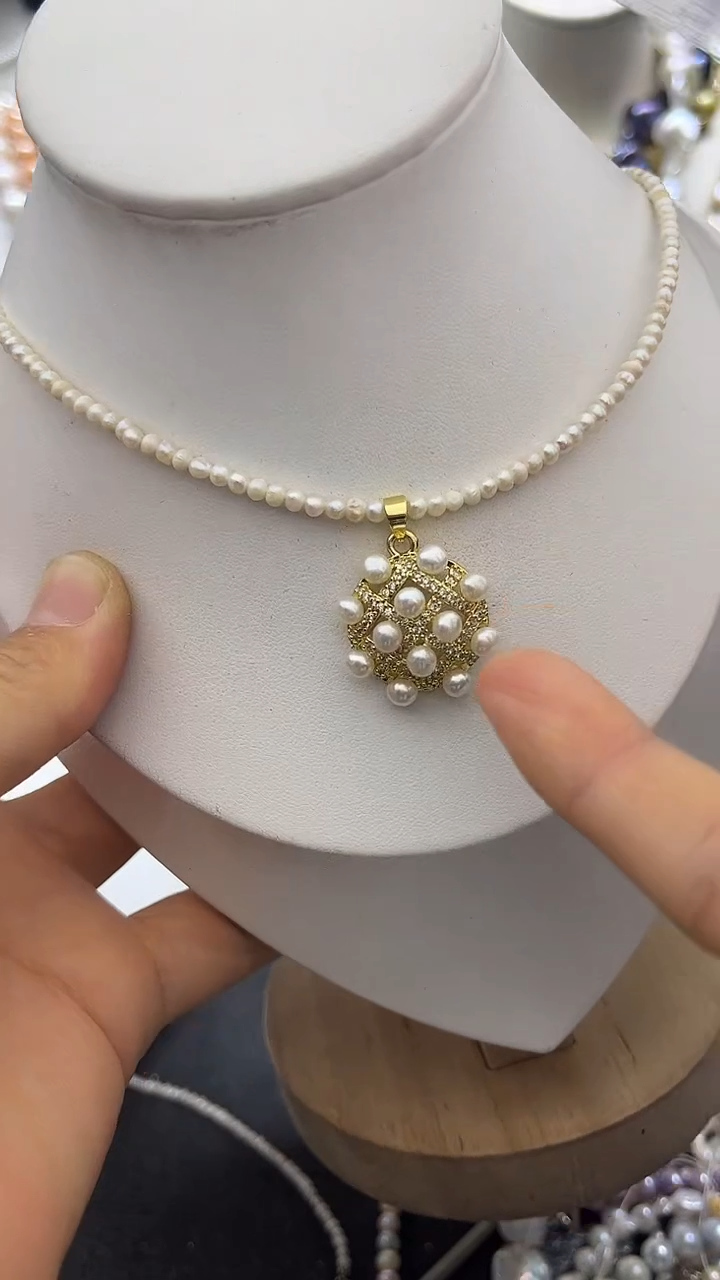 颈饰未镶嵌淡水珍珠人多人