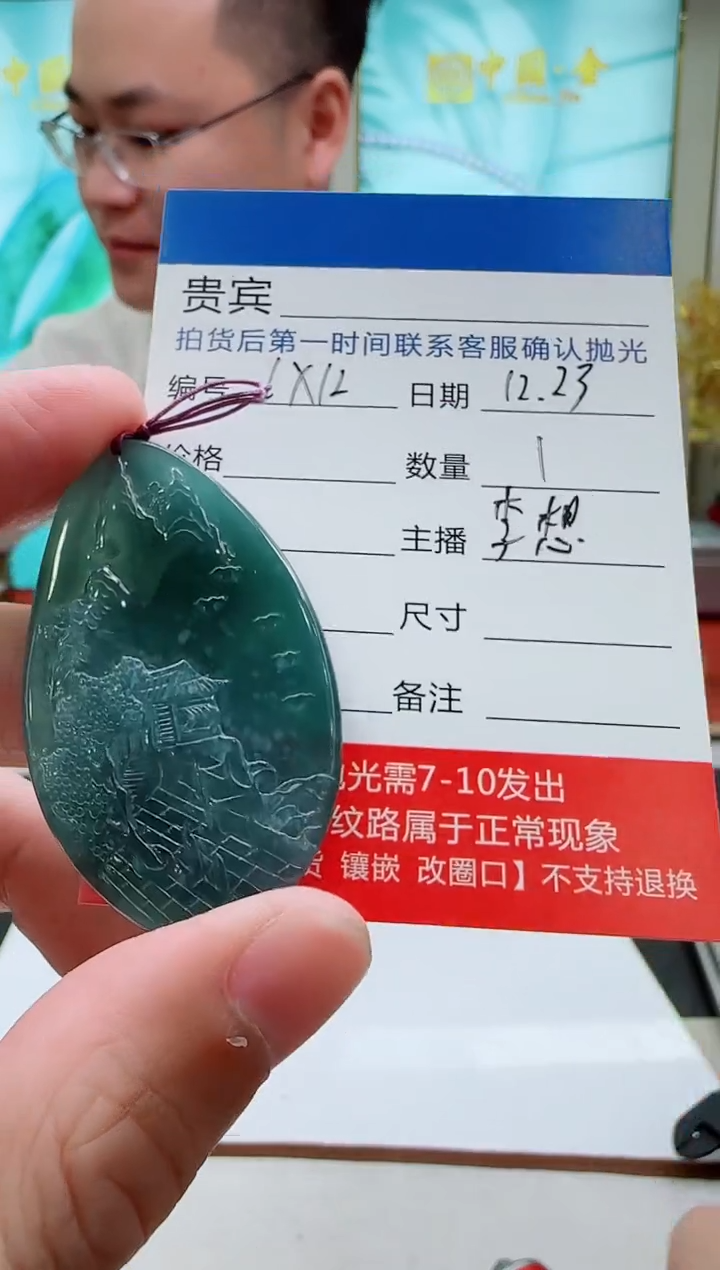 颈饰未镶嵌翡翠LX12翡翠吊坠-多样性发其一