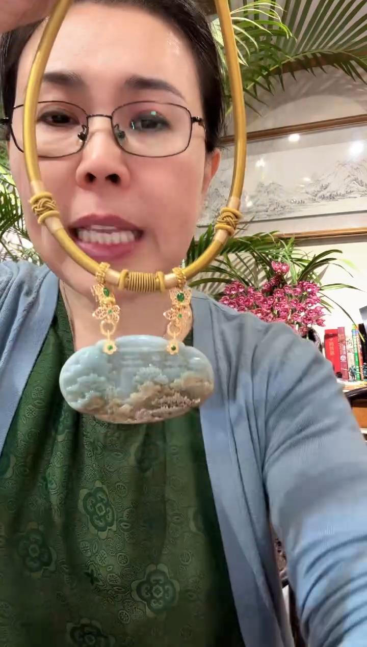 【闪购商品】翡翠颈饰未镶嵌国风