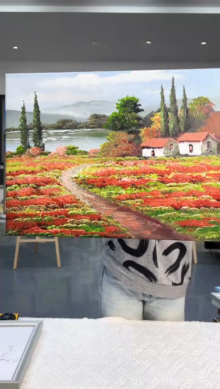 油画38号 30*40 风景 手绘油画