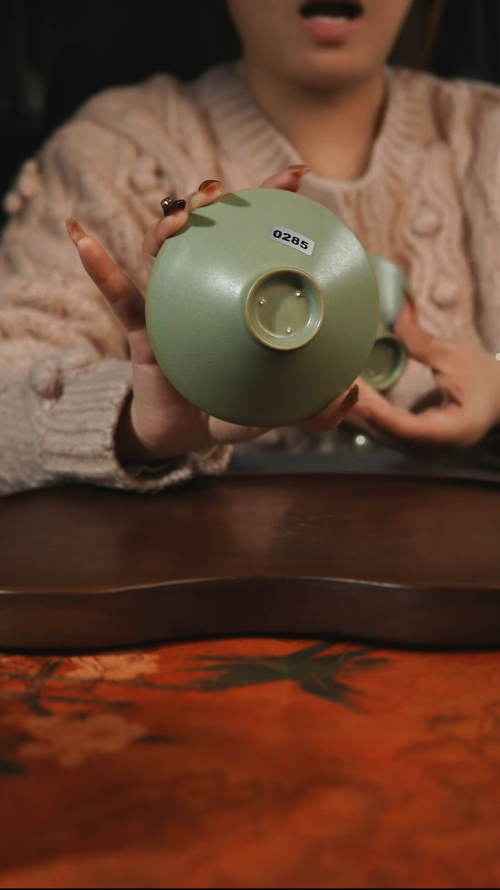 杯子瓷汝州原产地原矿仿古老釉q185