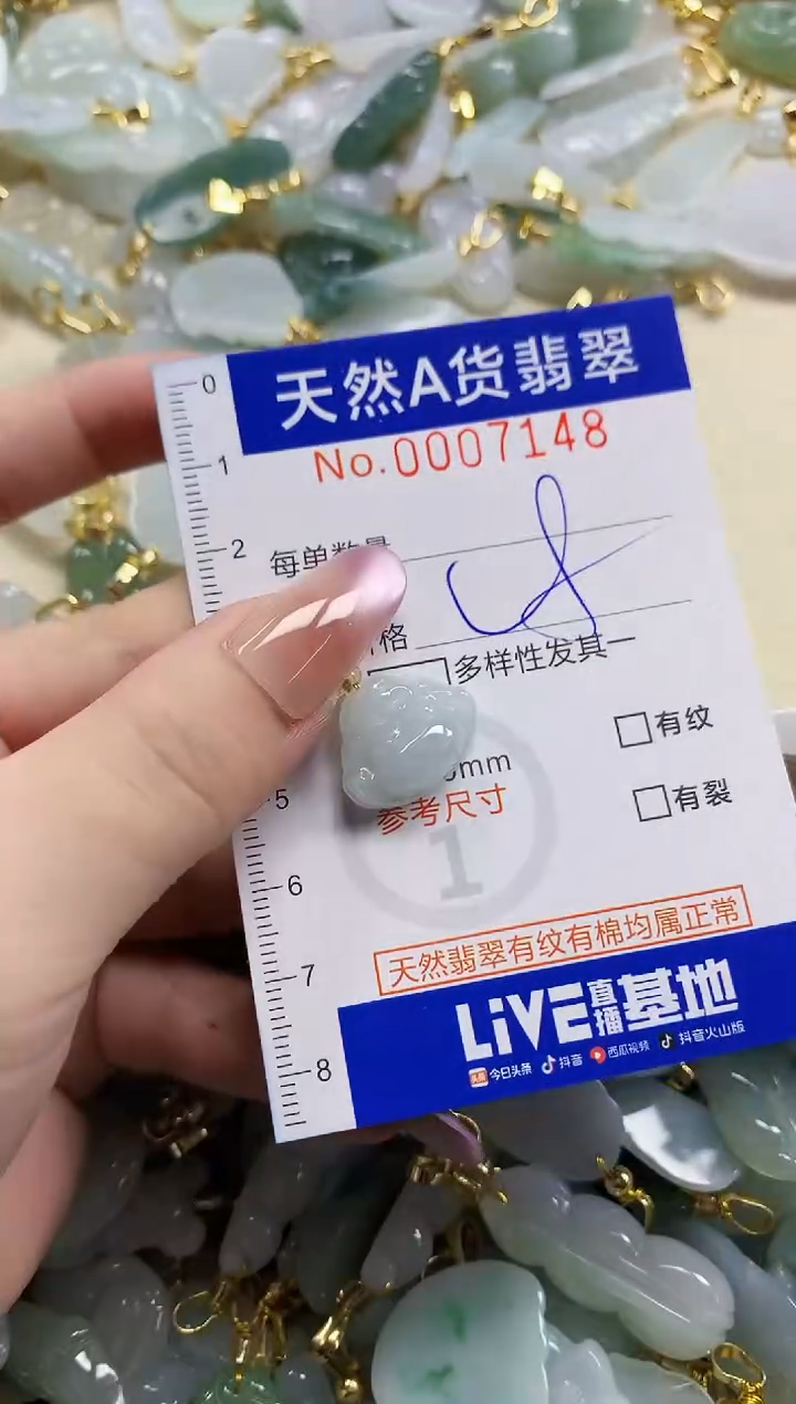 颈饰未镶嵌翡翠天然A货翡翠