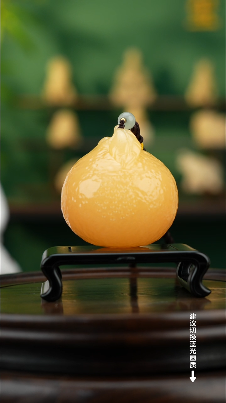 玉【大吉大利】天然玉石手把件