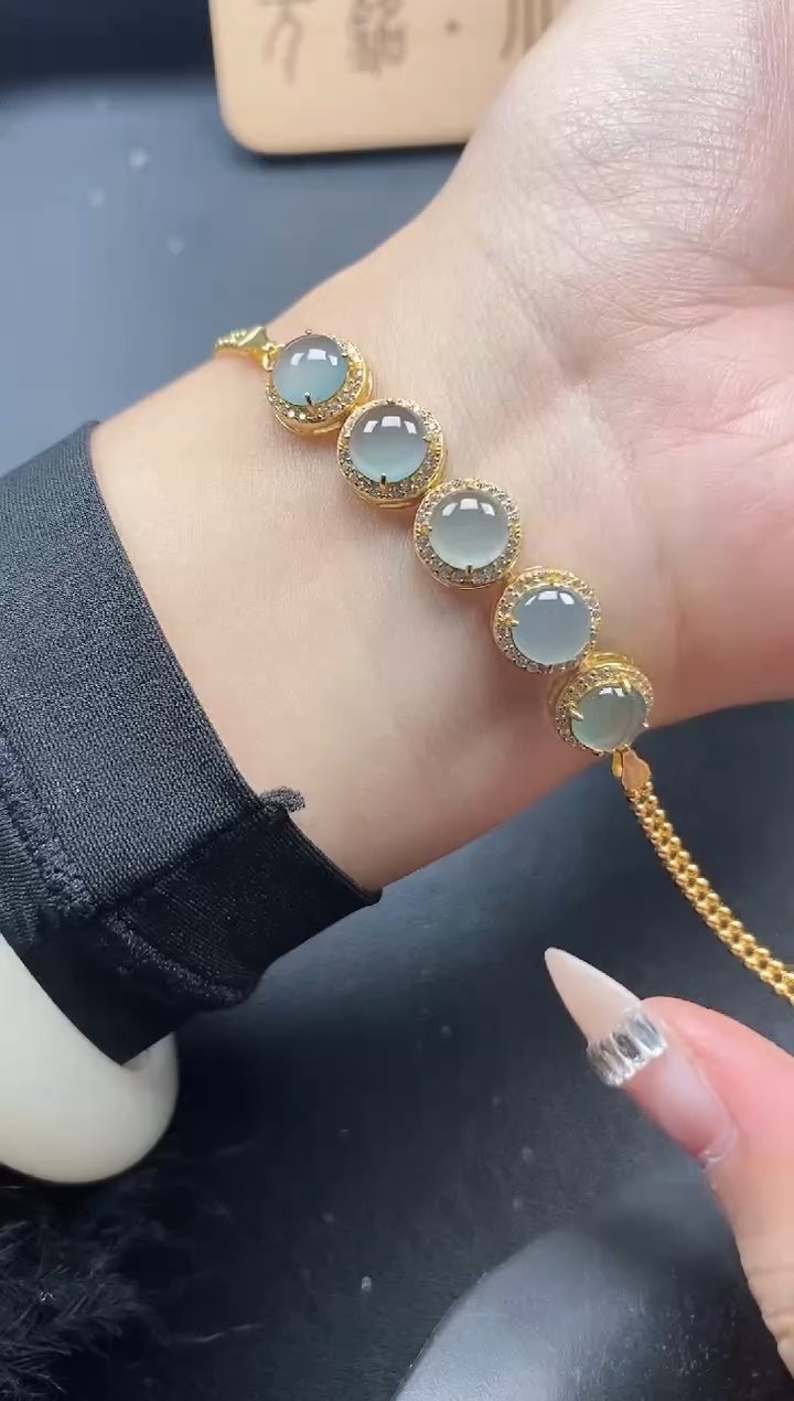 银S925镶嵌戒指翡翠15151