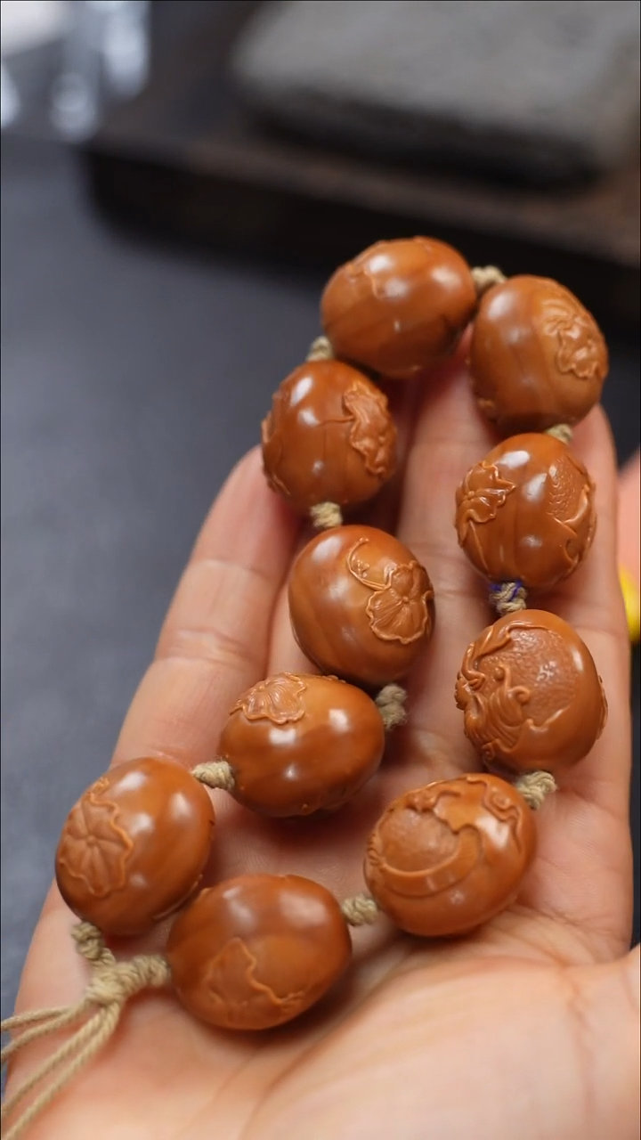 手串/手链橄榄核九林核雕文玩作品