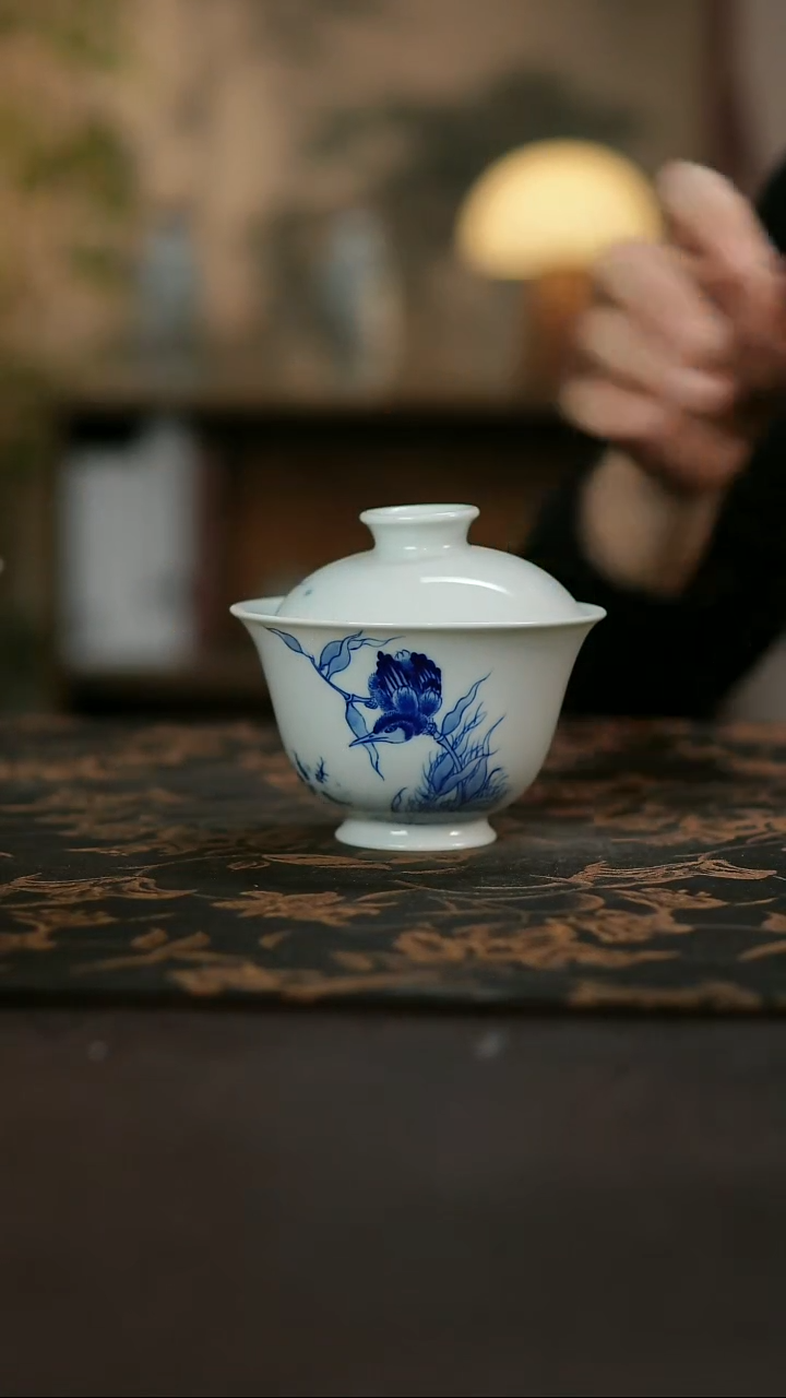 景德镇陶瓷杯碗柴烧多人