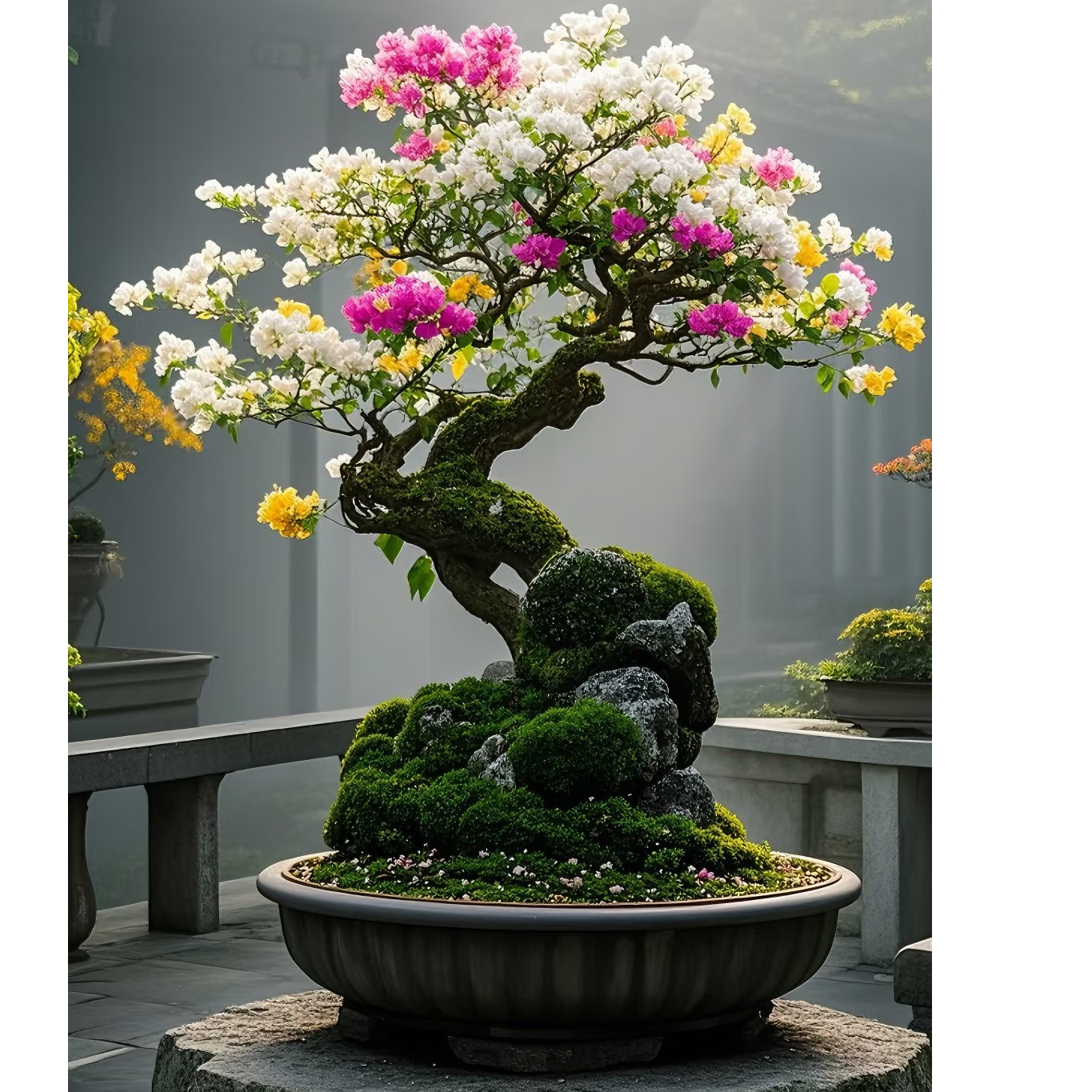 花千缘四季勤花好养三角梅盆栽基地通用彩色三角梅可用于阳台庭院