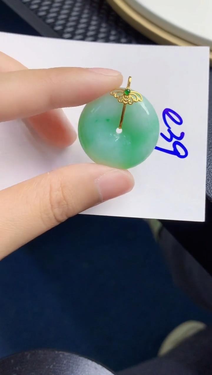 【闪购商品】翡翠颈饰18K金镶嵌000000000