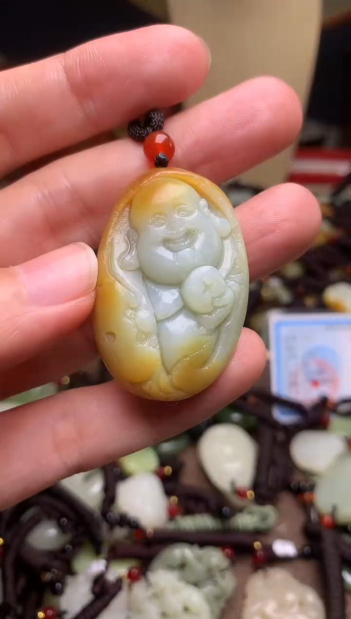 颈饰未镶嵌和田玉新疆料青海料清水和田玉吊坠