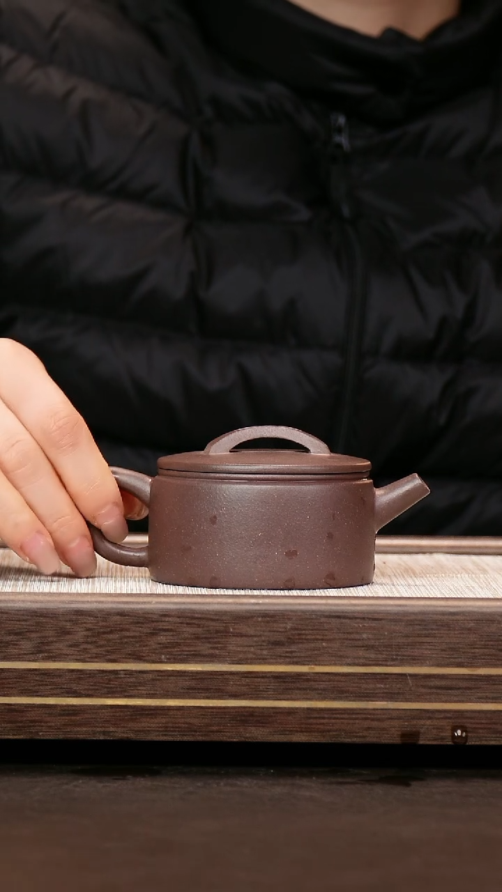 茶壶紫砂四号井底槽清 汉瓦 张杰