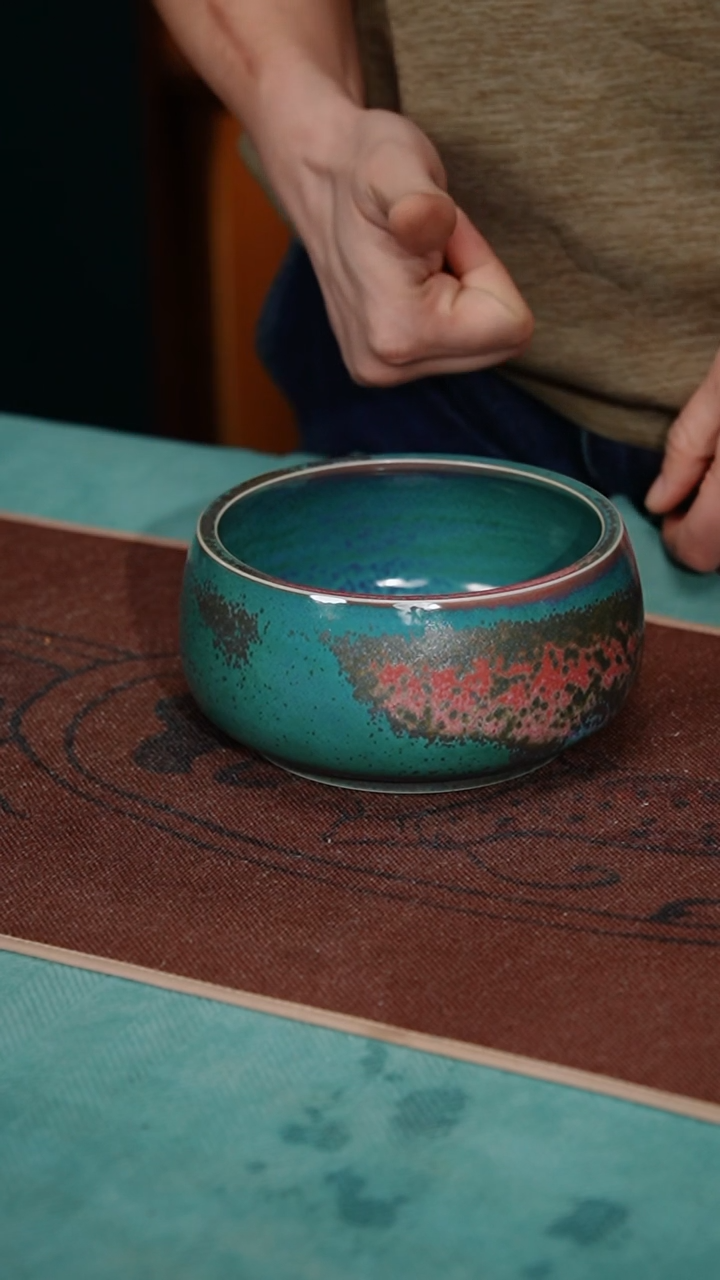 【闪购商品】87-1钵型洗（炉钧釉）