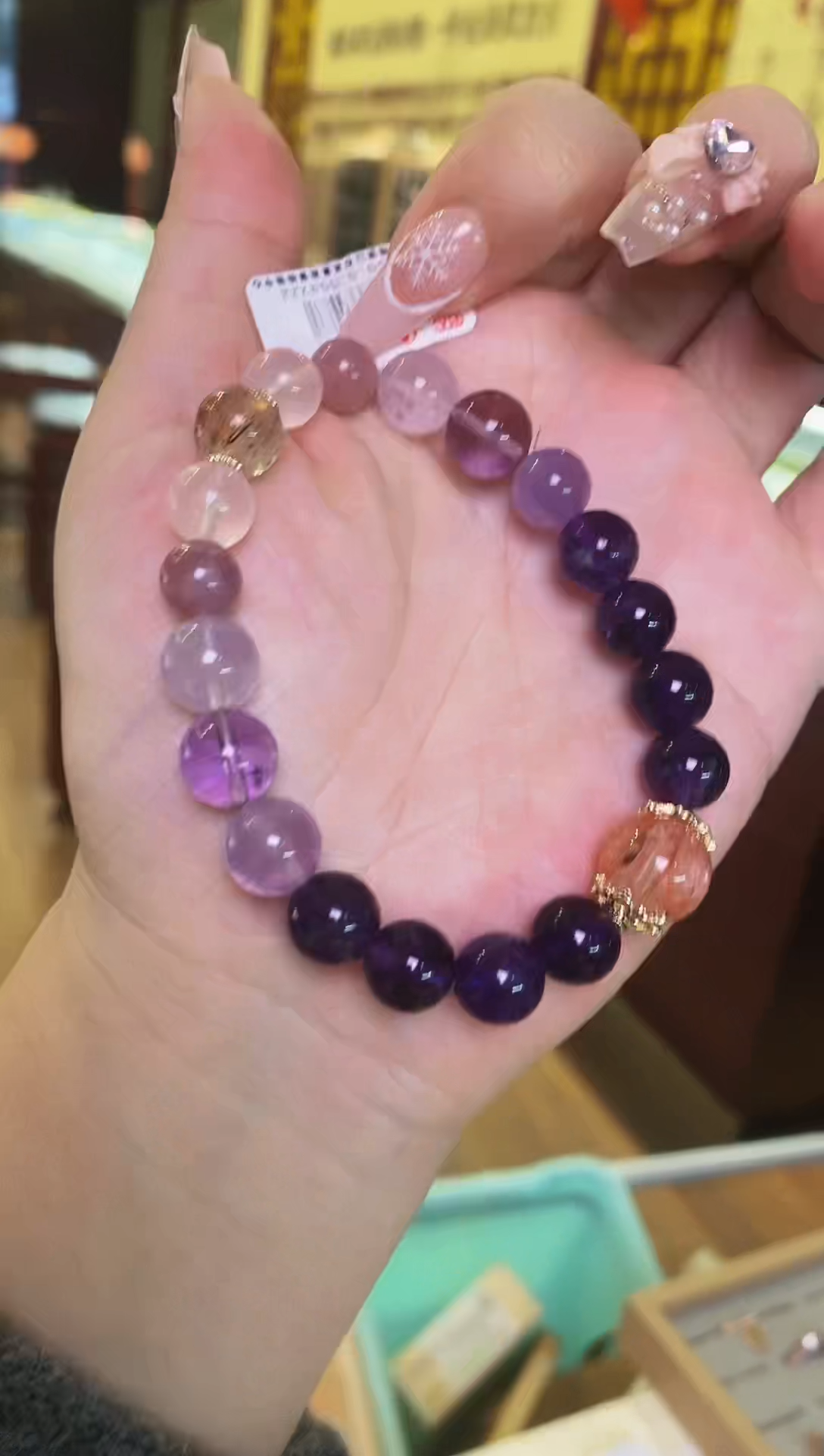 【闪购商品】水晶手链银S925镶嵌手串