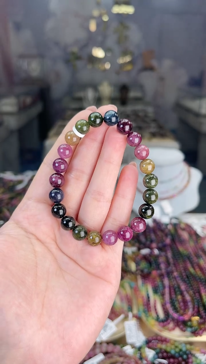 【闪购商品】碧玺/未镶嵌8mm+碧玺单圈多样性发货