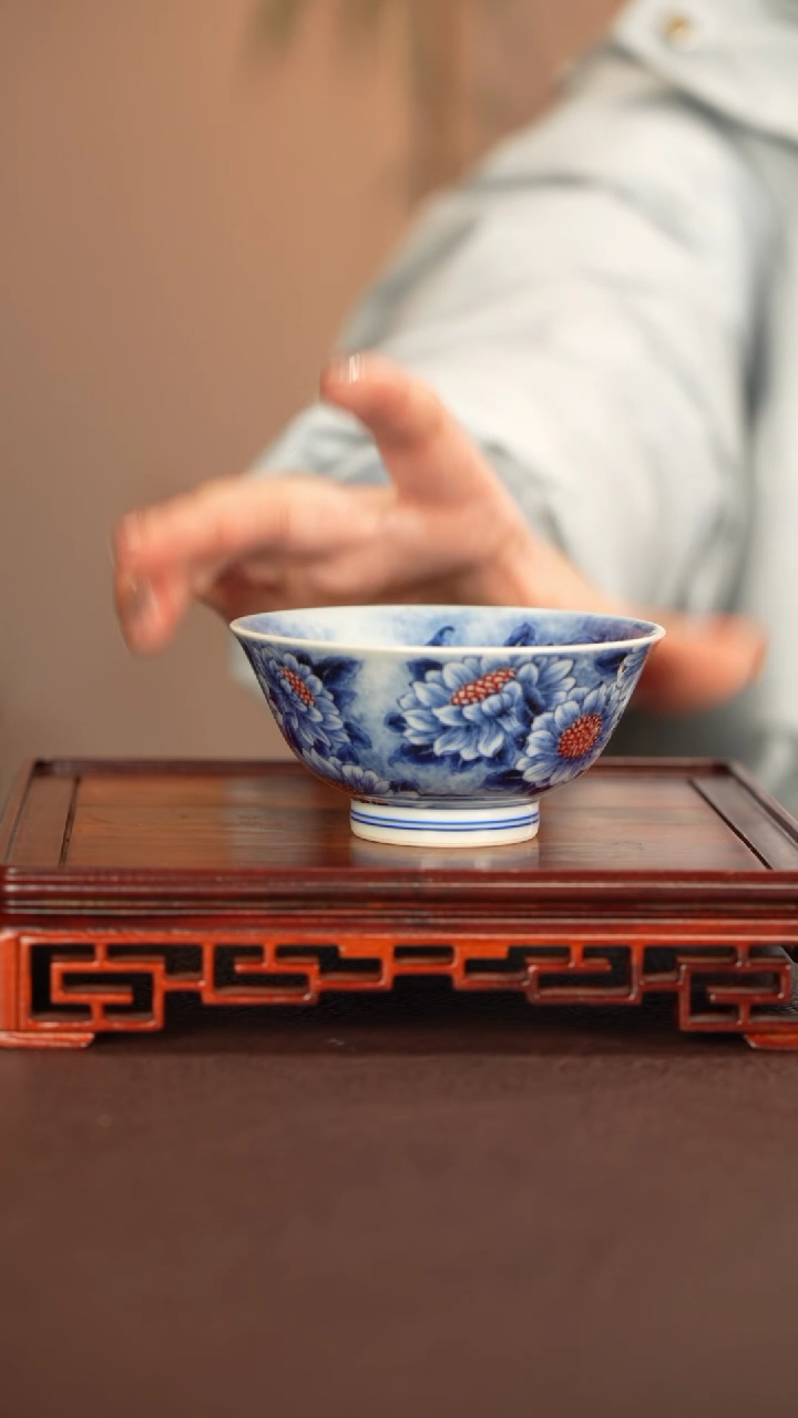 【闪购商品】杯子永明尚玩景德镇手工手绘陶瓷